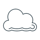 network, Cloudy, seo, Cloud, weather, Data Black icon
