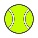 squash, racquet, sport, tennis, tênis, Court GreenYellow icon