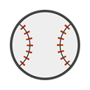 Strike, beisebol, bat, baseball, baseball bat WhiteSmoke icon