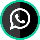 Social, media, Logo, online, Whatsapp DarkSlateGray icon