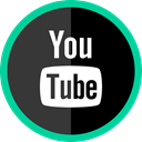 Social, youtube, media, Logo, online DarkSlateGray icon