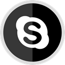 Logo, Skype, Social, media, online DarkSlateGray icon