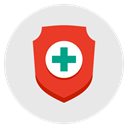 Firewall, health, shield, security, medical, insurance, Protection Lavender icon