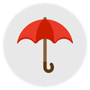 insurance, Protection, secutiry, Umbrella, Rain, waterproof Lavender icon