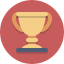 trophy, award, Prize IndianRed icon