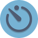 time, Clock, timer SkyBlue icon