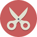 Cut, scissors, Shear IndianRed icon