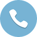 telephone, Communication, phone SkyBlue icon