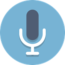 Microphone, Audio, mic SkyBlue icon