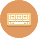 Keyboard SandyBrown icon