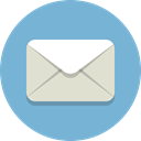 envelope, Message, mail SkyBlue icon