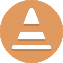 cone, Construction SandyBrown icon