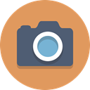 Camera, photography SandyBrown icon