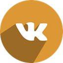 Social, media, Vk, free, network Goldenrod icon