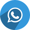 media, Tel, number, Social, network, Whatsapp, telephone DodgerBlue icon