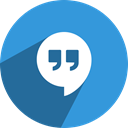 network, Social, media, Hangouts DodgerBlue icon