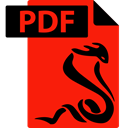 Format, File, Extension, ebook, Sumatrapdf, Pdf Red icon
