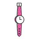 Hand, Female, Clock, watch, woman, time, wrist Black icon