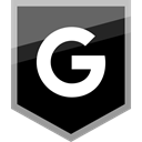 Logo, media, Social, google Black icon