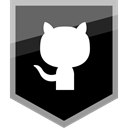 Github, Logo, Social, media Black icon