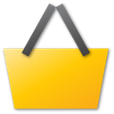 buy, yellow, Basket, shopping, Cart, shopping cart, commerce, sell Gold icon