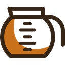 Coffee, kitchen, beverage, maker, hot, drink, Cafe Black icon