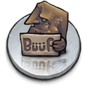 buuf, the, wa, Logo, once, this DimGray icon