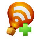 feed, Add, subscribe, Rss, plus, Ballon Black icon