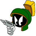 marvin, martian, Gun, with, Angry Black icon