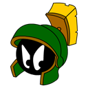 marvin, Angry, martian Black icon