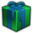 present, green, gift ForestGreen icon