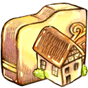 house, Building, homepage, Home, Folder Khaki icon