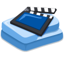 video, film, movie SteelBlue icon