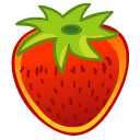 strawberry, Fruit Firebrick icon