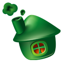 Building, homepage, Community, Home, house DarkGreen icon