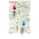 Contact, location, Map, Gps LightGray icon