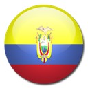 flag, Ecuador, Country Black icon