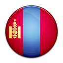 Mongolia, Country, flag Black icon