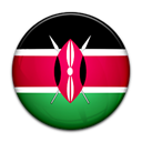 kenya, Country, flag Black icon
