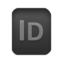 File, indd, document, Indesign, paper Black icon