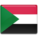 flag, Sudan, Country Crimson icon