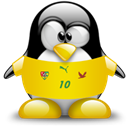 Togo, Animal, Penguin Black icon