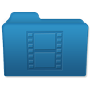 video, movie, film SteelBlue icon