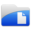 File, document, paper RoyalBlue icon
