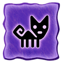 Animal, Cat, glyph SlateBlue icon
