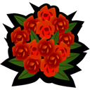 Bouquet Black icon