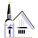 Chapel, wedding LemonChiffon icon