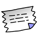 Text, document, Clipping, File Black icon