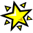 Favourite, star, bookmark Yellow icon