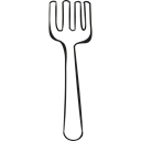 Kitchen Pack, Restaurants, Kitchen Tools, Cutlery, Forks, Restaurant Black icon